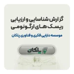 گزارش ارزیابی ریسک ارگونومی موسسه پلکان