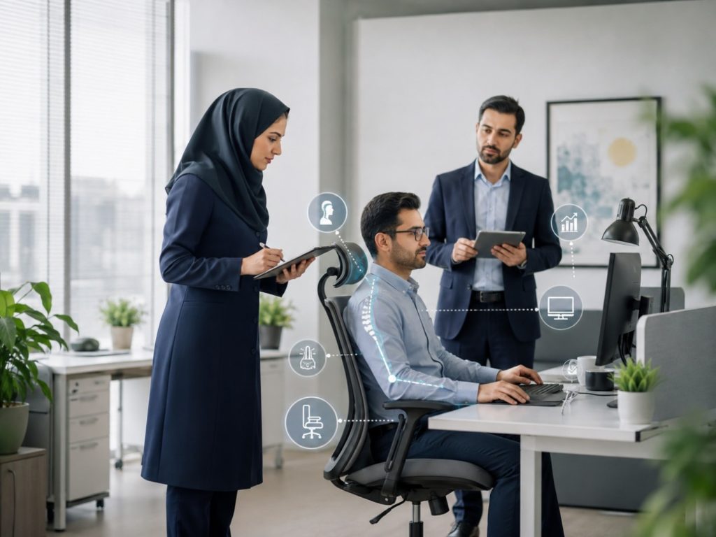 شناسایی ریسکها و راهکارها از منظر ارگونومی